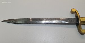 Кортик бескнопочный ВМФ 1940 год + адмиральские подвесы