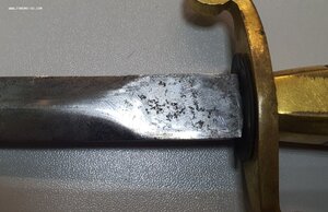 Кортик бескнопочный ВМФ 1940 год + адмиральские подвесы