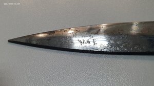 Кортик бескнопочный ВМФ 1940 год + адмиральские подвесы