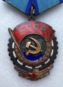 Трудовик. Конусные заклепки. Люкс. Знак почета.