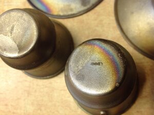 2 чашки с блюдцами из мельхиора-позолота