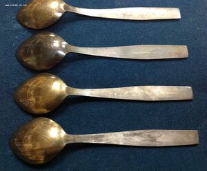 Набор чайных ложек из Мельхиора в коробке