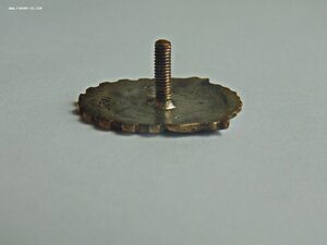 Отличник мин-ва тяж машиностроения - посеребрённый, плоский