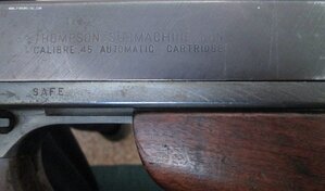 Охолощенный автомат Thompson 1928г АI