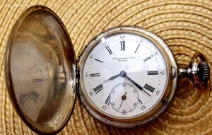 Карманные часы Рогинскаго. 84пр.  Москва. Никольская. Чернь