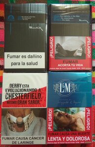 Сигареты  - MARLBORO, LM,  DUNHILL.   ЦЕНТРАЛЬНАЯ АМЕРИКА.