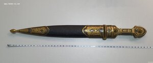 Кинжал кавказский, серебро.