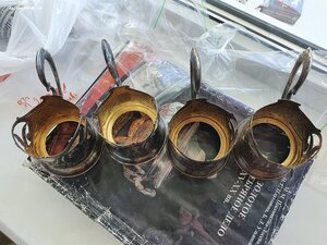 Сопны (подстаканы) слоны. 4шт с родными стаканами.