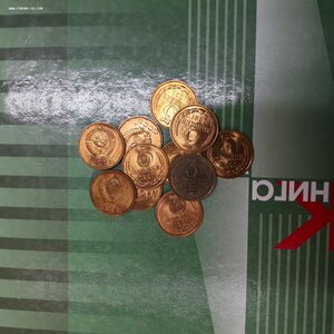 3 коп. 1991Л.Не стандартный цвет.Мешковые.