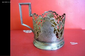 Подстаканник серебро 875