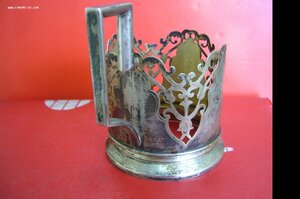 Подстаканник серебро 875