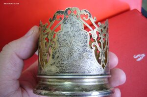 Подстаканник серебро 875