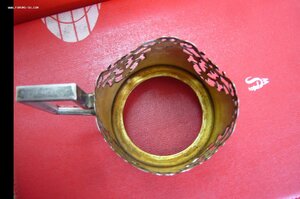 Подстаканник серебро 875