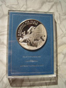 серебрянная медаль Брежнев Никсон 1972