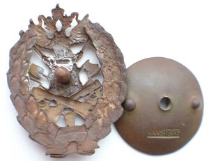 Знак крепости Свеаборг, крепостной полк.