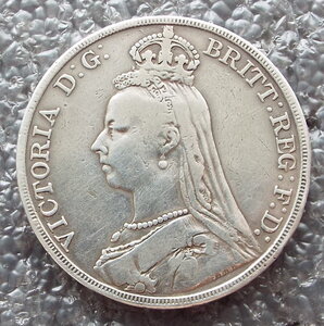 1 крона 1890,Англия