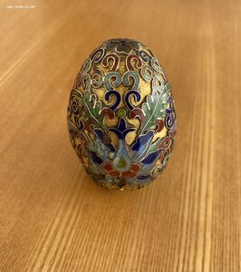 Пасхальное яйцо в эмалях. 7 цветов эмалей.