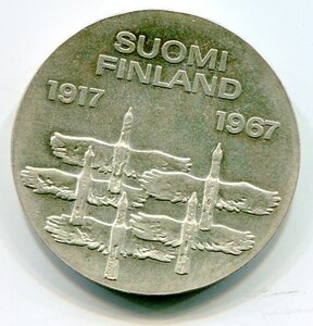 Финляндия 10 марок 1967