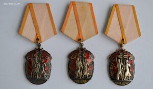ТРИ ОРДЕНА ЗНАК ПОЧЕТА ОТЛИЧНОЕ СОСТОЯНИЕ ЭМАЛИ