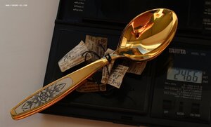 ЛОЖКА- СЕРЕБРО- ХУДОЖЕСТВЕННАЯ ЧЕРНЬ-АВТОРСКАЯ РАБОТА-