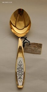 ЛОЖКА- СЕРЕБРО- ХУДОЖЕСТВЕННАЯ ЧЕРНЬ-АВТОРСКАЯ РАБОТА-