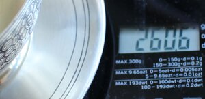 чайная пара -  СЕРЕБРО- ХУДОЖЕСТВЕННАЯ ЧЕРНЬ