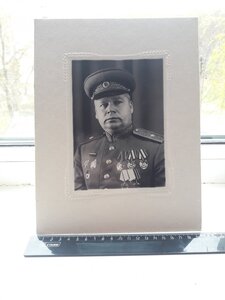 Красиво оформленное фото с генералом Москвиминым