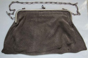 Сумочка женская и кошелек серебро.