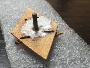 Ромб ИМО.Редкий. Зеленая эмаль