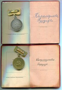 Медаль Материнства 1 ст+2 ст на доках на Мать-героиню