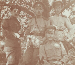 Офицеры штурмовой роты 17-го грен Аладжинского полка