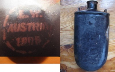 Фляга Австро-Венгрия в родной краске! 1906г.  WW1