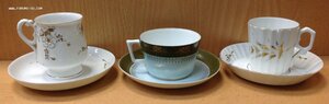 3 чайных пары Кузнецова в работу