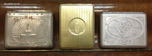 3 Памятных портсигара ВСХВ,Кремль и МИР-ЗЕМЛЕ!!