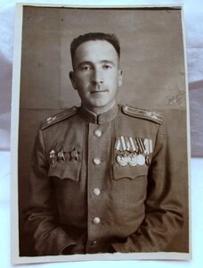 Фото генерал-майора авиации Васильева В. Г.,2 шт
