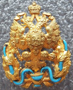 знак врача, имеющего звание лекаря,позолота,Фредманъ,Тосна