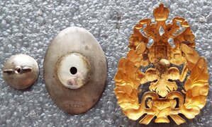 знак врача, имеющего звание лекаря,позолота,Фредманъ,Тосна