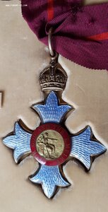 Великобритания Орден Британской империи, родная коробка