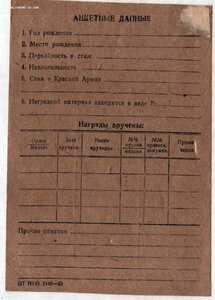 Подвесная ОВ 2 ст. № 4.296 (номер на три часа) на героя СССР