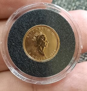 1 доллар 1996 Канада золото