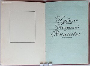 Трудовая Слава 3ст. № 518.058 с орденской книжкой
