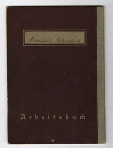 Трудовые нем. книжки «arbeitsbuch» 5 штук
