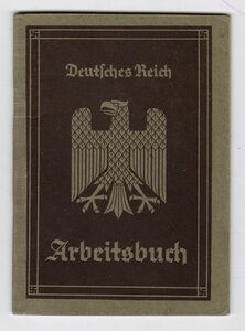 Трудовые нем. книжки «arbeitsbuch» 5 штук