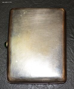 Портсигар. Серебро 875 пробы.