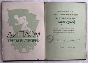 Футбол 3 место чемпионат СССР.