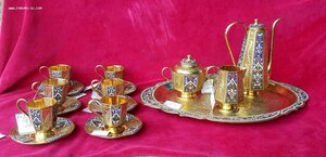 Большой, серебряный набор гранями !!! 875пр. Премиум класса