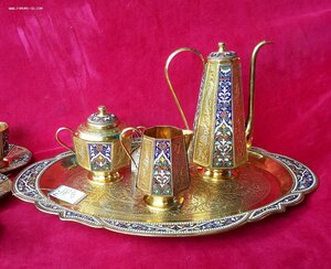 Большой, серебряный набор гранями !!! 875пр. Премиум класса