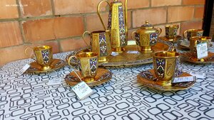 Большой, серебряный набор гранями !!! 875пр. Премиум класса