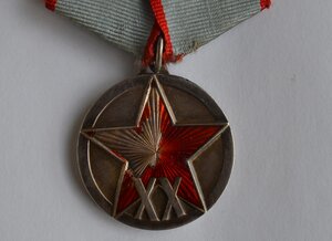 ХХ лет РККА на 5-ти угольной колодке.