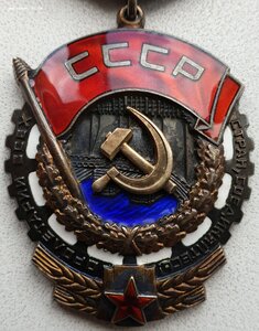 ТКЗ № 425.377 с чертой из редкой партии с орденской книжкой